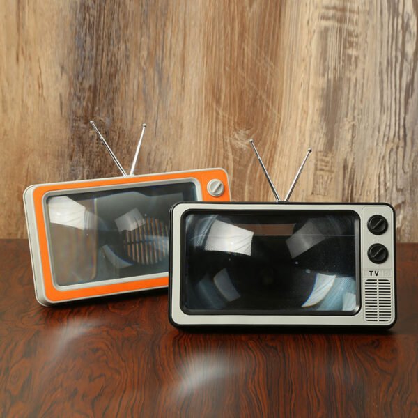 Retro TV Mobile Phone Holder Enlarged Screen Picture Video